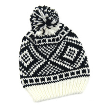 Unisex Strick Jacquard Winter warme Mütze Beanie (HW150)